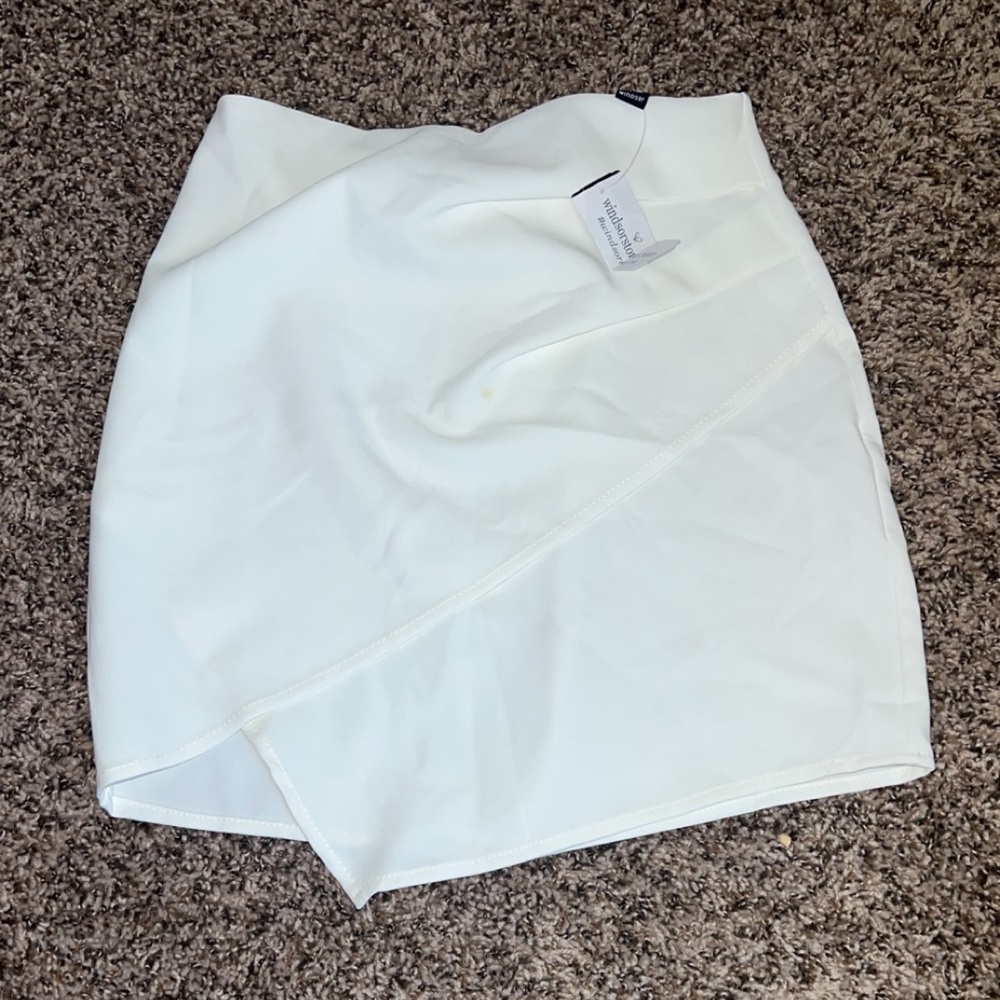 White skirt